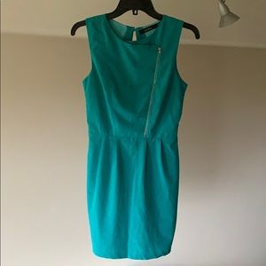 Turquoise open back ark & co dress - Small